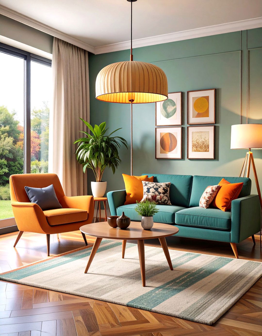 Mid Century Modern Revival Styles - 24 Living Room Floor Lamp Ideas and Inspiration