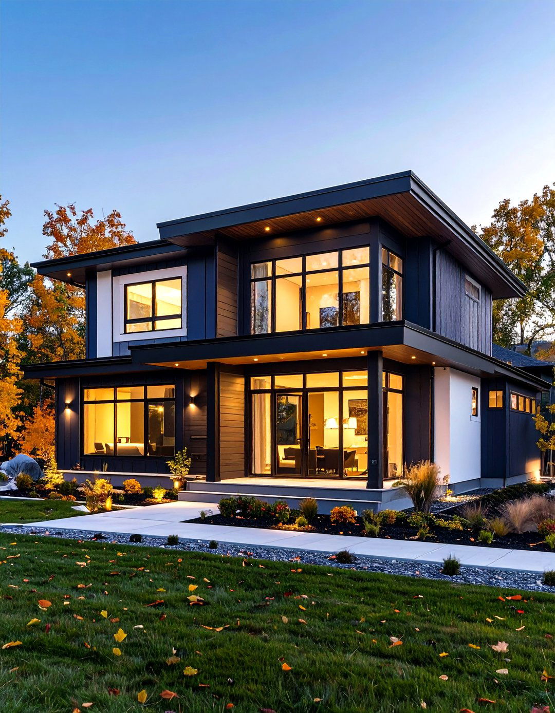Midnight Blue Insulated Vinyl Modern - 24 Midnight Blue & Dark Blue House Siding Colors