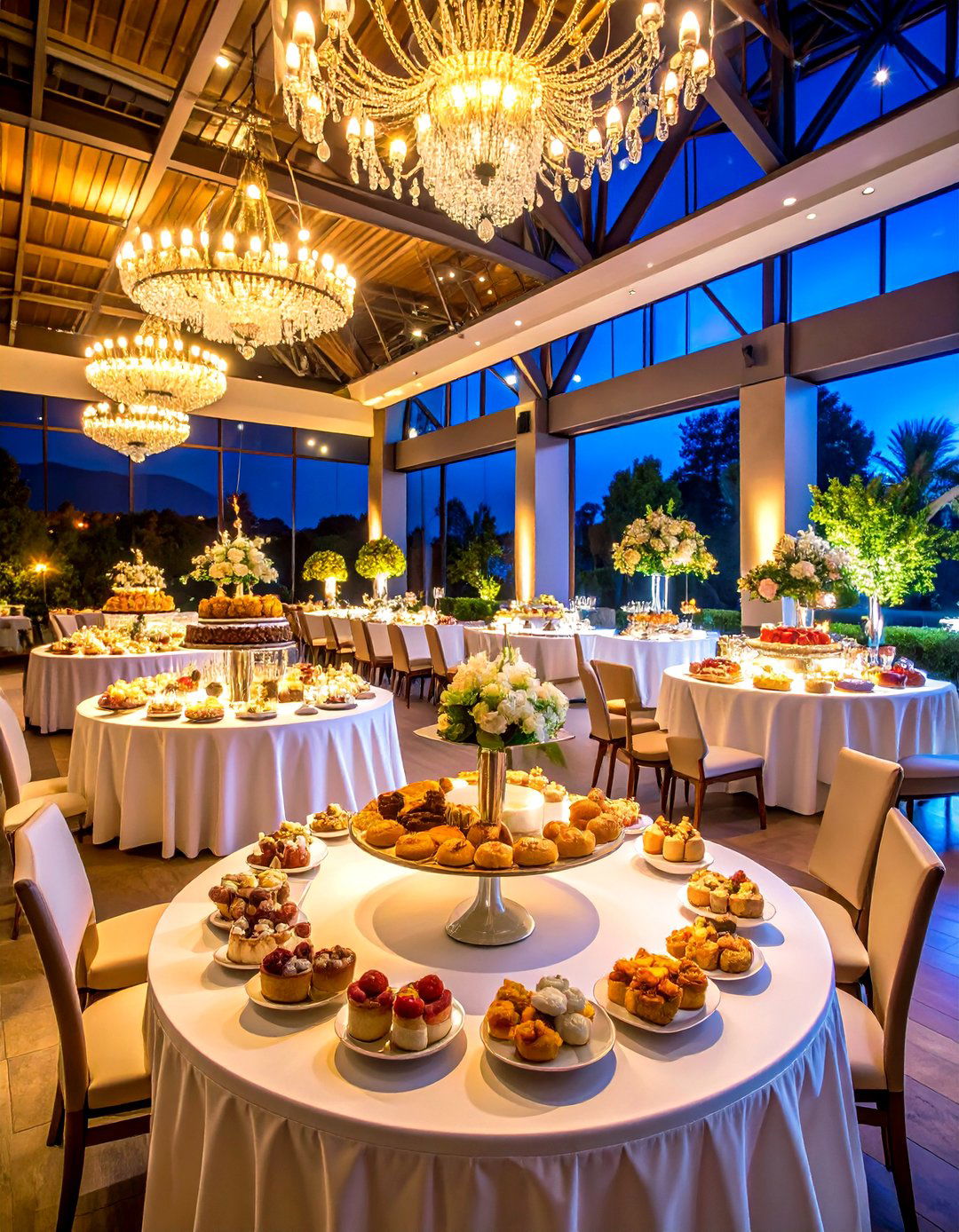 Midnight Dessert Party Rehearsal Dinner - 24 Wedding Rehearsal Dinner Ideas