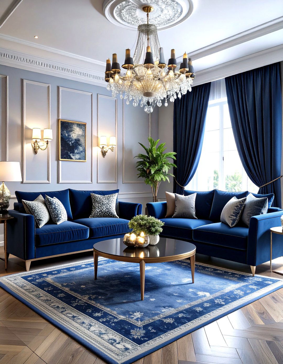 Midnight Majesty Living Room - 24 Gothic Living Room Ideas