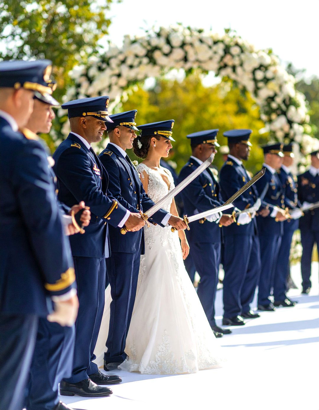 Military Saber Arch - 24 Wedding Send-off Ideas