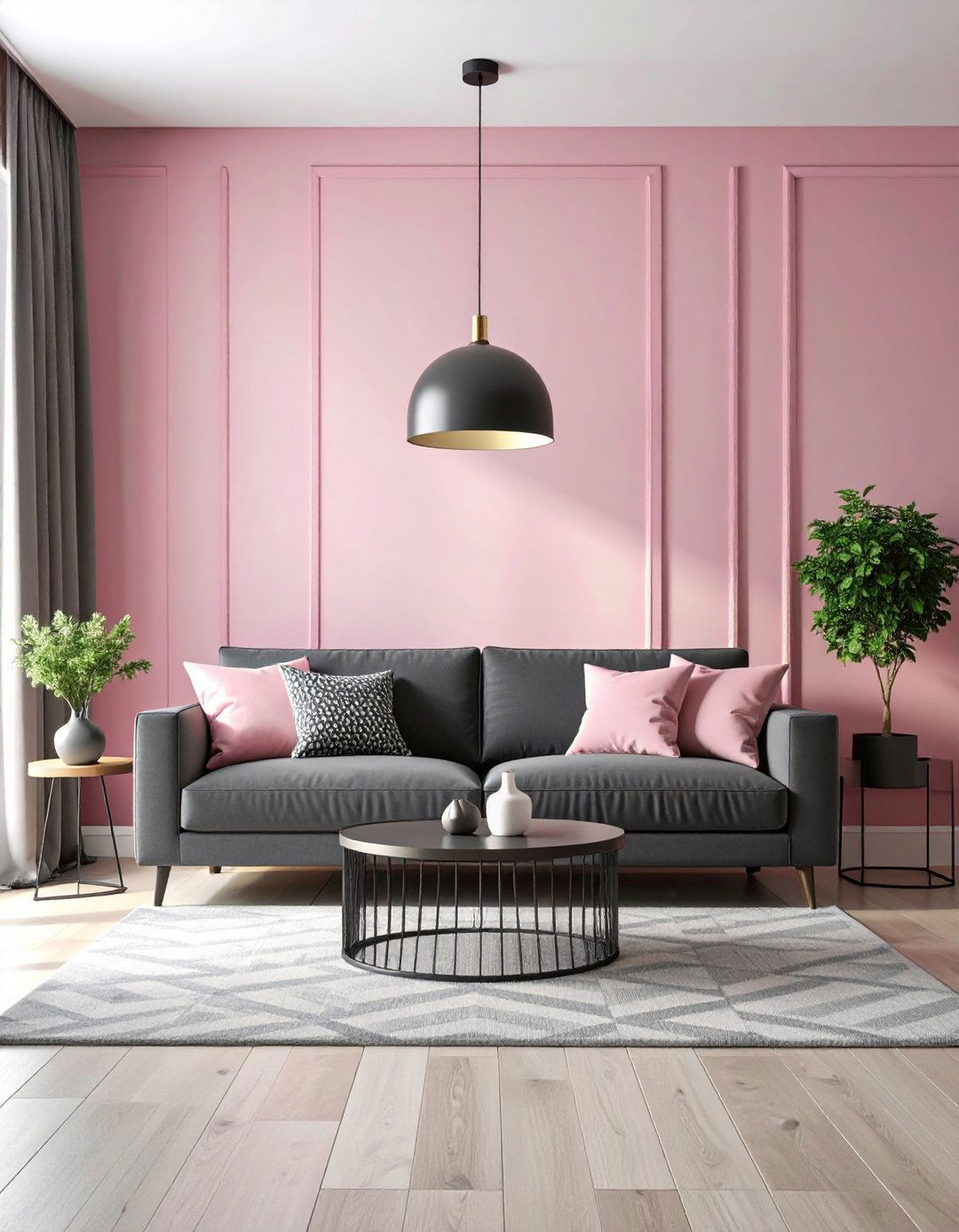 Millennial Pink Living Room - 24 Pink Room Ideas