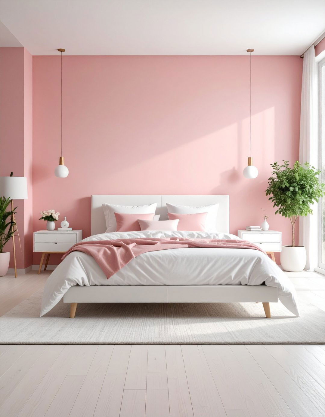 Millennial Pink Minimalist Retreat - 24 Pink Bedroom Ideas