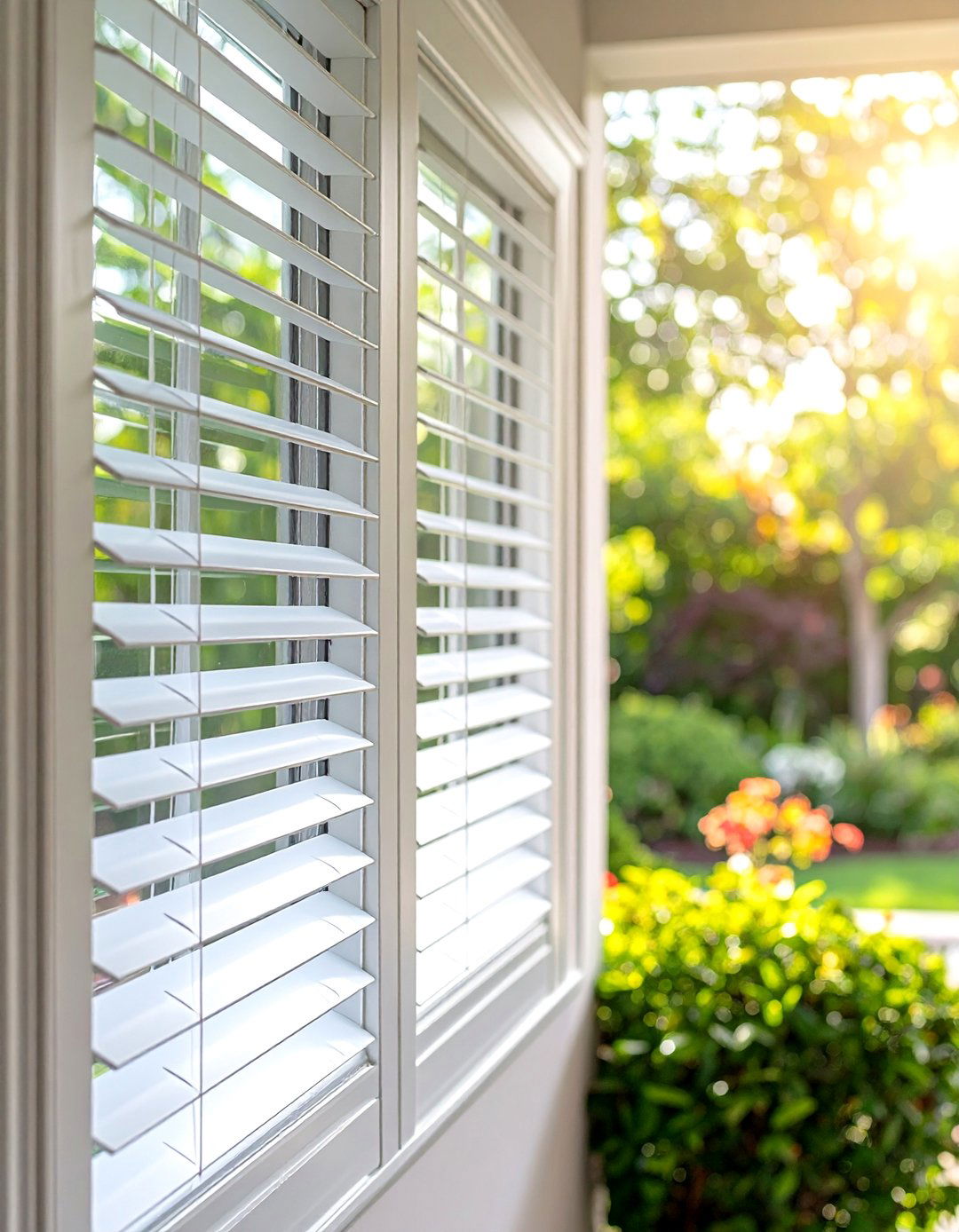 Mini Blinds for Sidelights - 24 Front Door Privacy Ideas