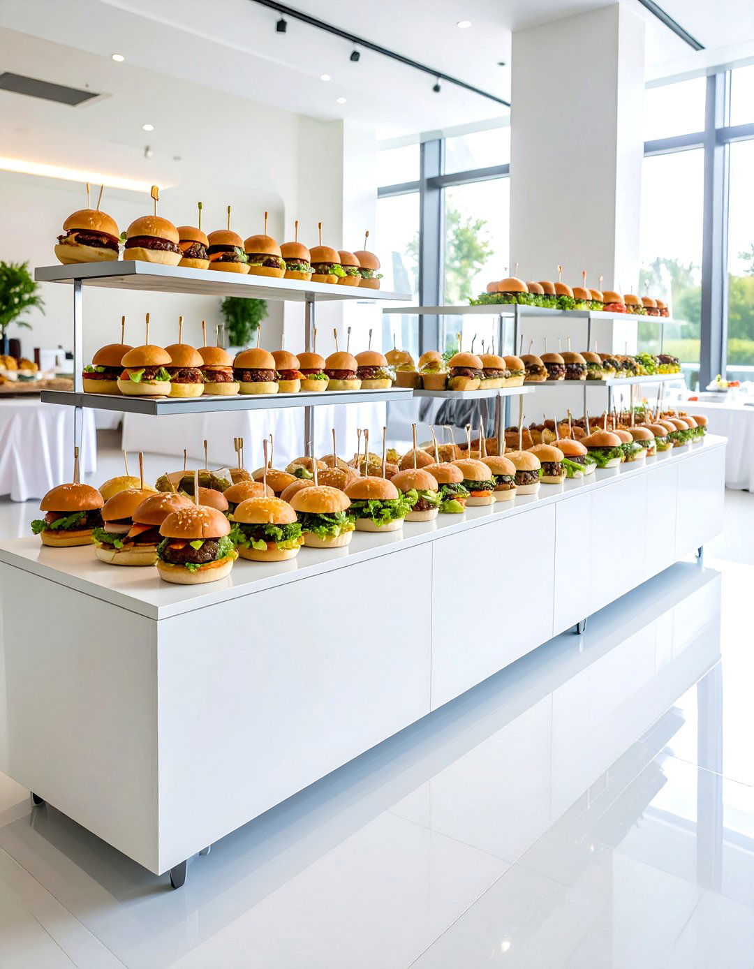 Mini Slider Station - 24 Wedding Food Ideas
