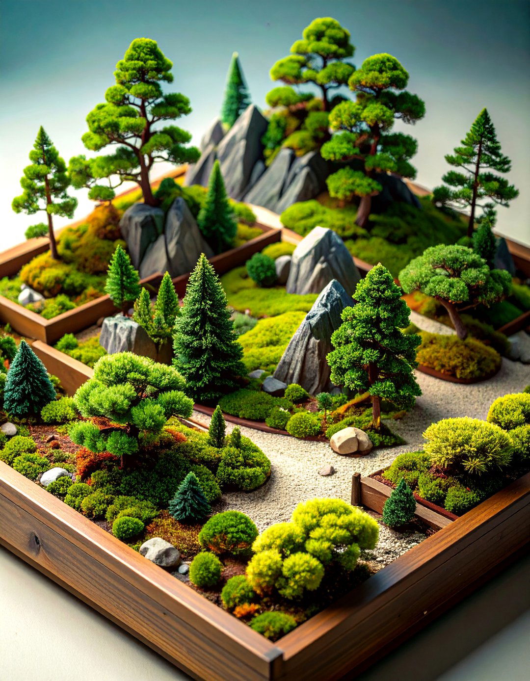 Miniature Pine Landscape Diorama - 24 Pine Tree Landscape Ideas