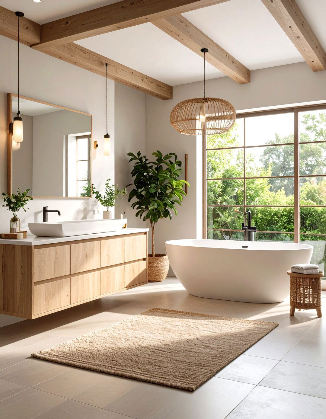Minimalist Aesthetic Approach - 24 Small Master Bathroom Ideas