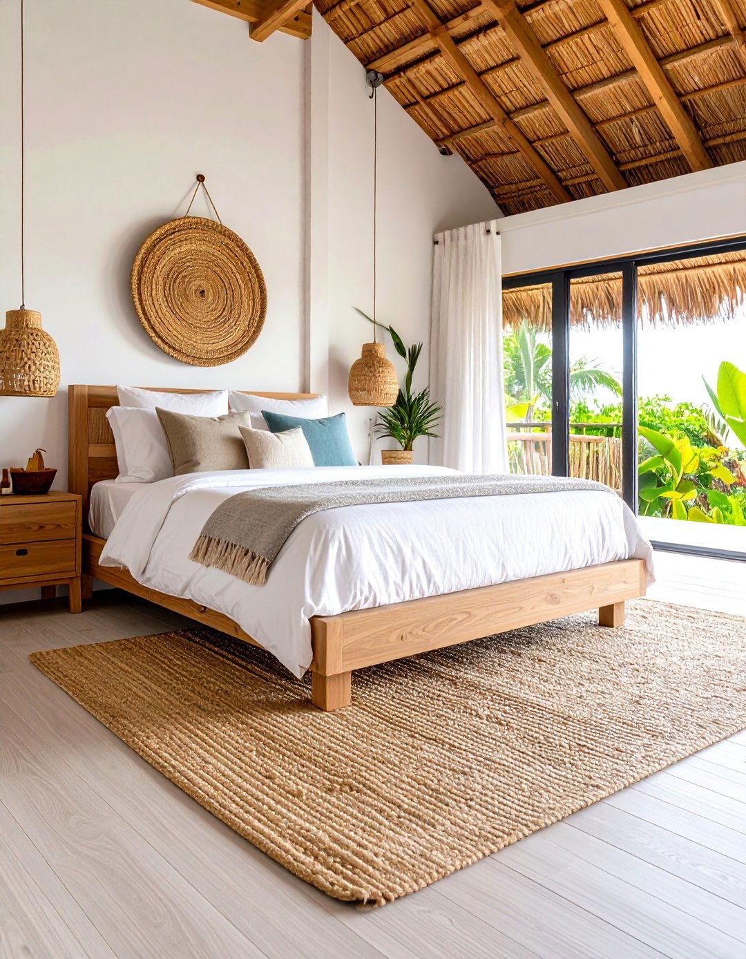 Minimalist Beach Hut with Clean Lines and Natural Materials - 24 Boho Beach Bedroom Ideas