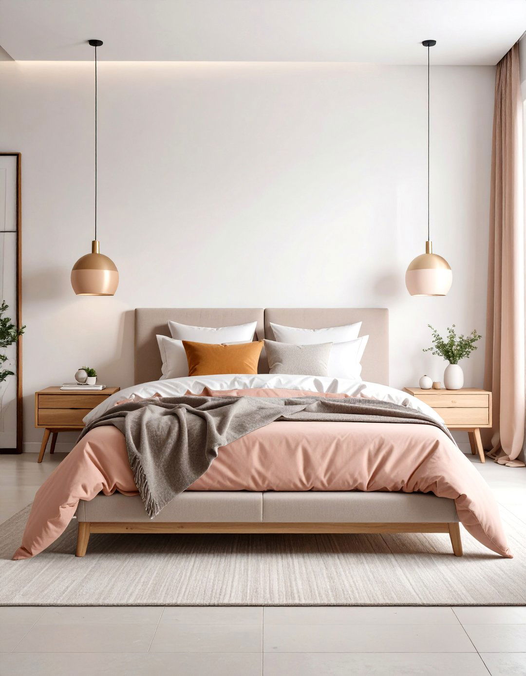Minimalist Blush Pink Bedroom Design - 24 Blush Pink Bedroom Ideas