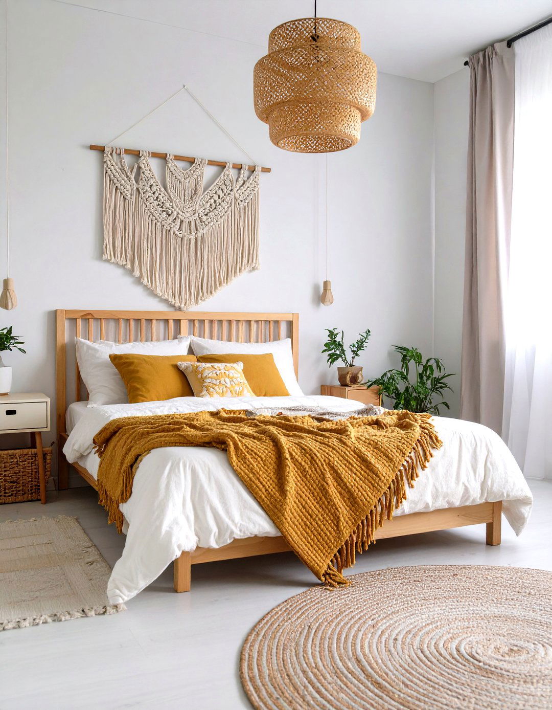 Minimalist Boho Approach - 24 Small Boho Bedroom Ideas