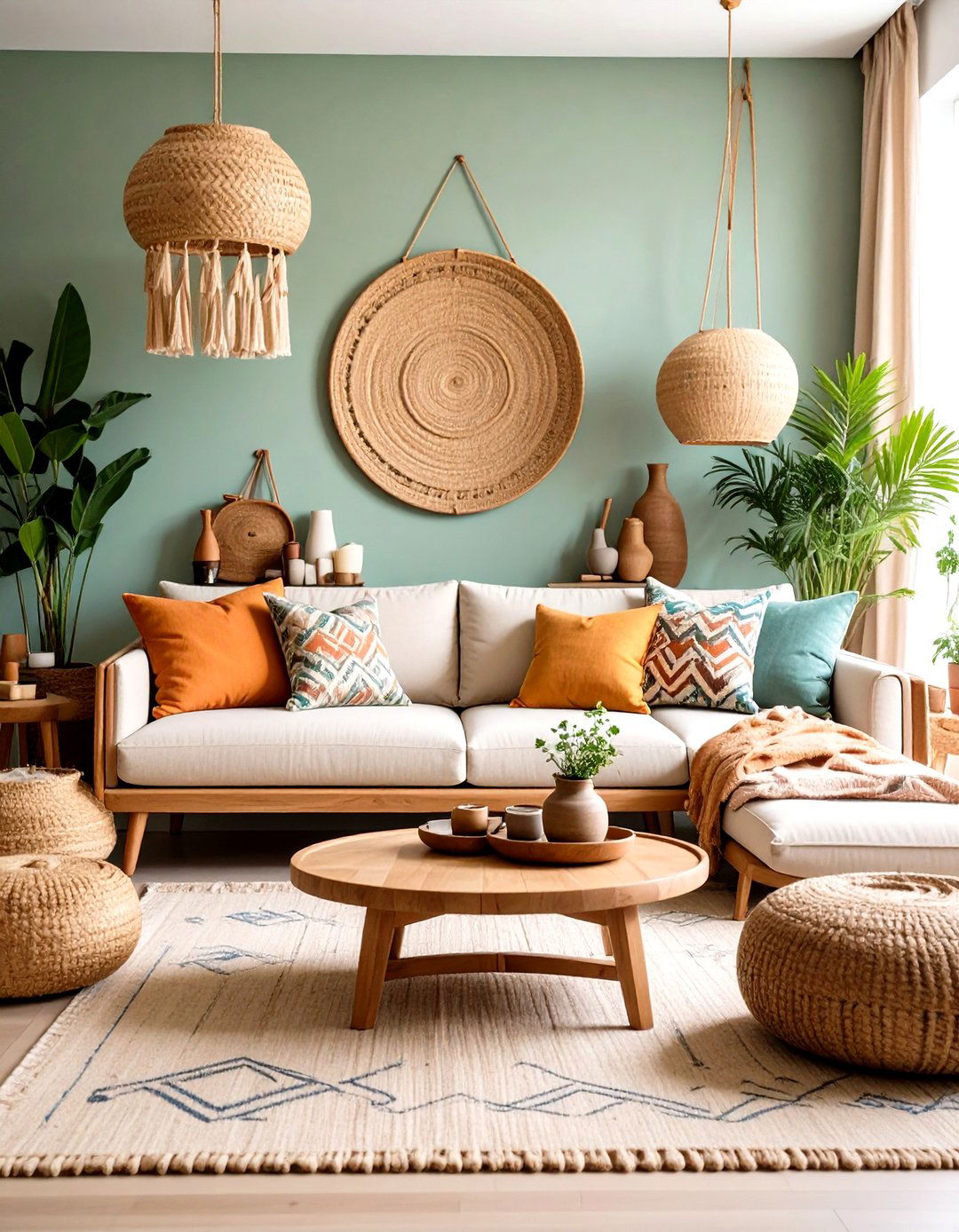 Minimalist Boho Living Room - 24 Boho-scandinavian Design and Decor Ideas