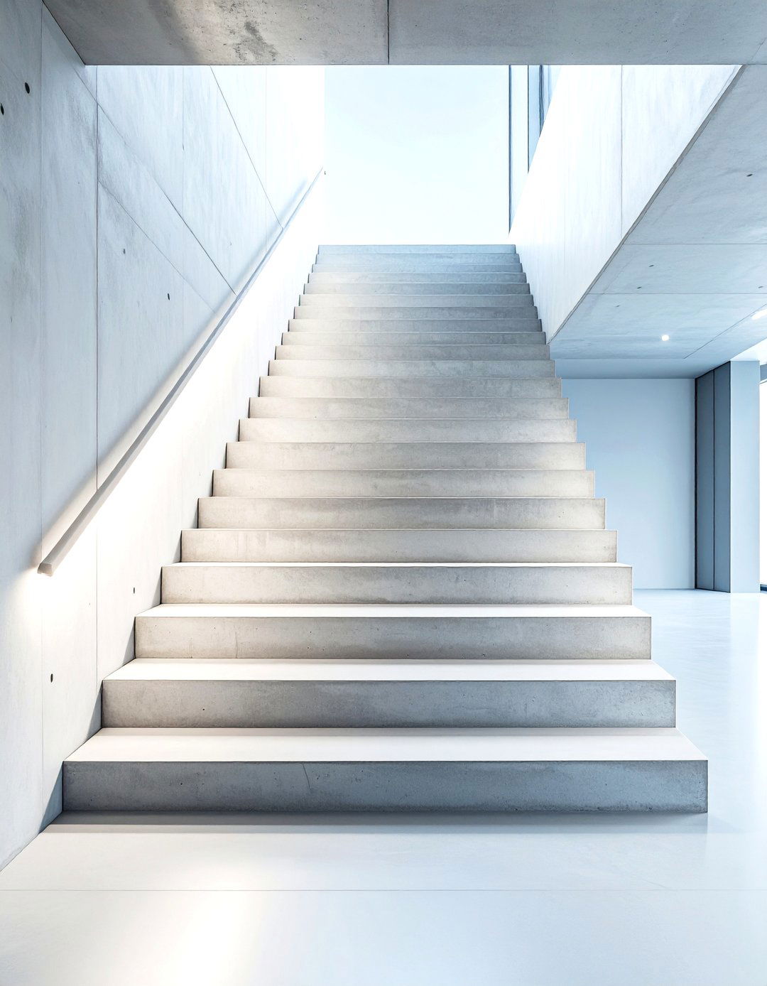Minimalist Concrete Stair Design - 24 Staircase Ideas