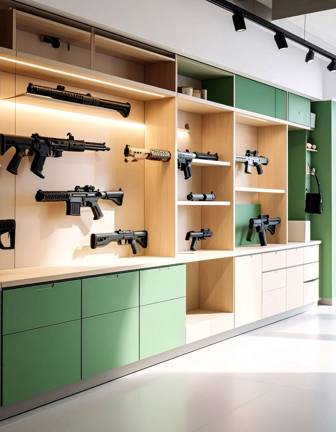 Minimalist Contemporary Design - 24 Gun Wall Ideas
