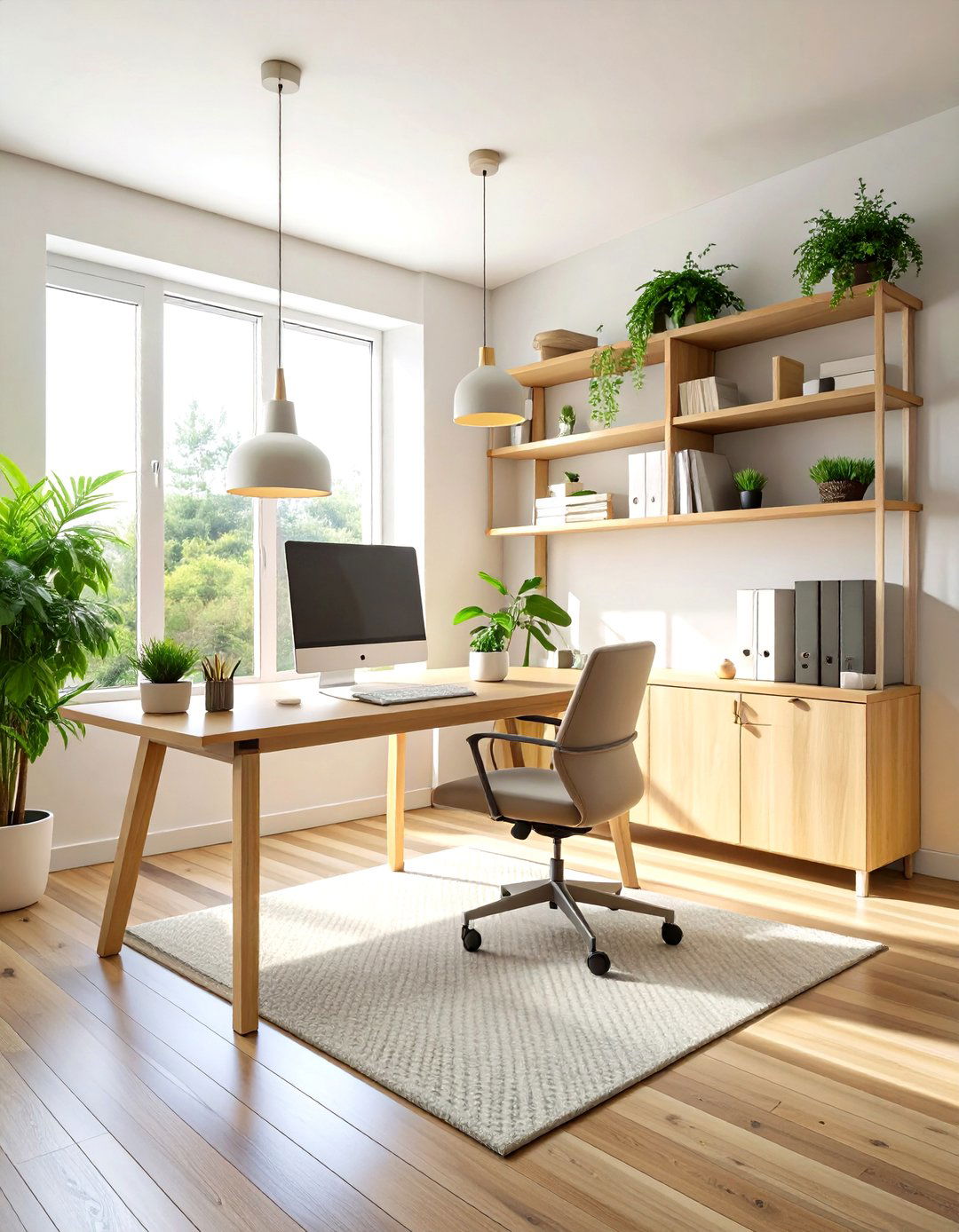 Minimalist Contemporary Home Office Design - 24 Contemporary Interior Design Style Ideas