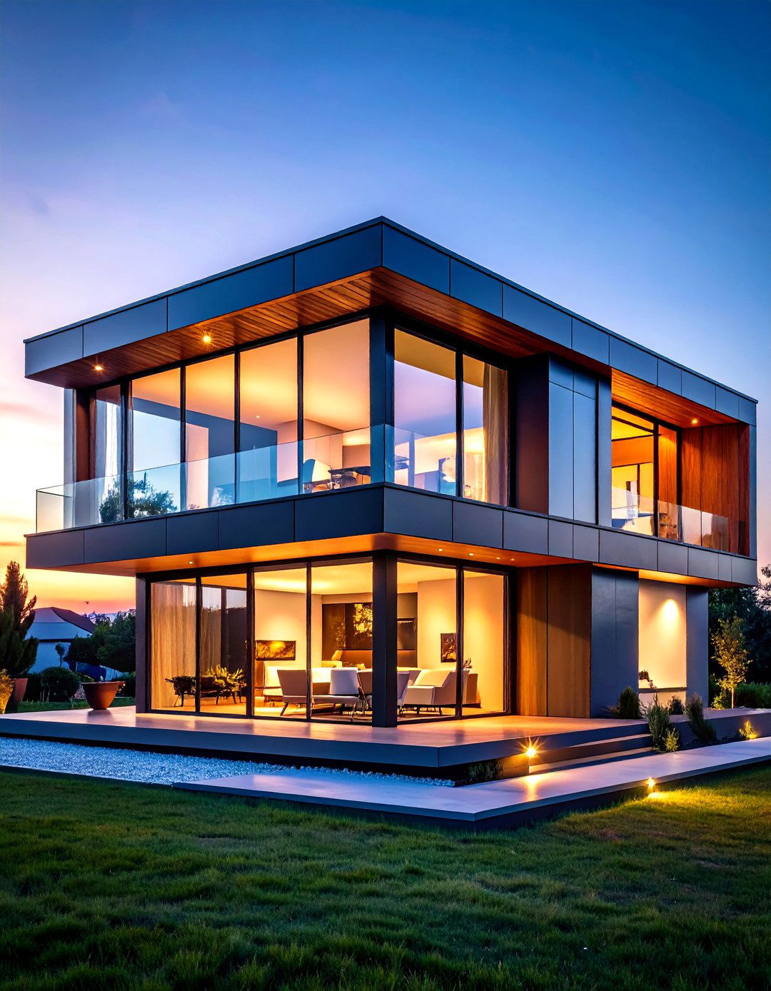 Minimalist Cube Design - 24 Houses With Black Windows