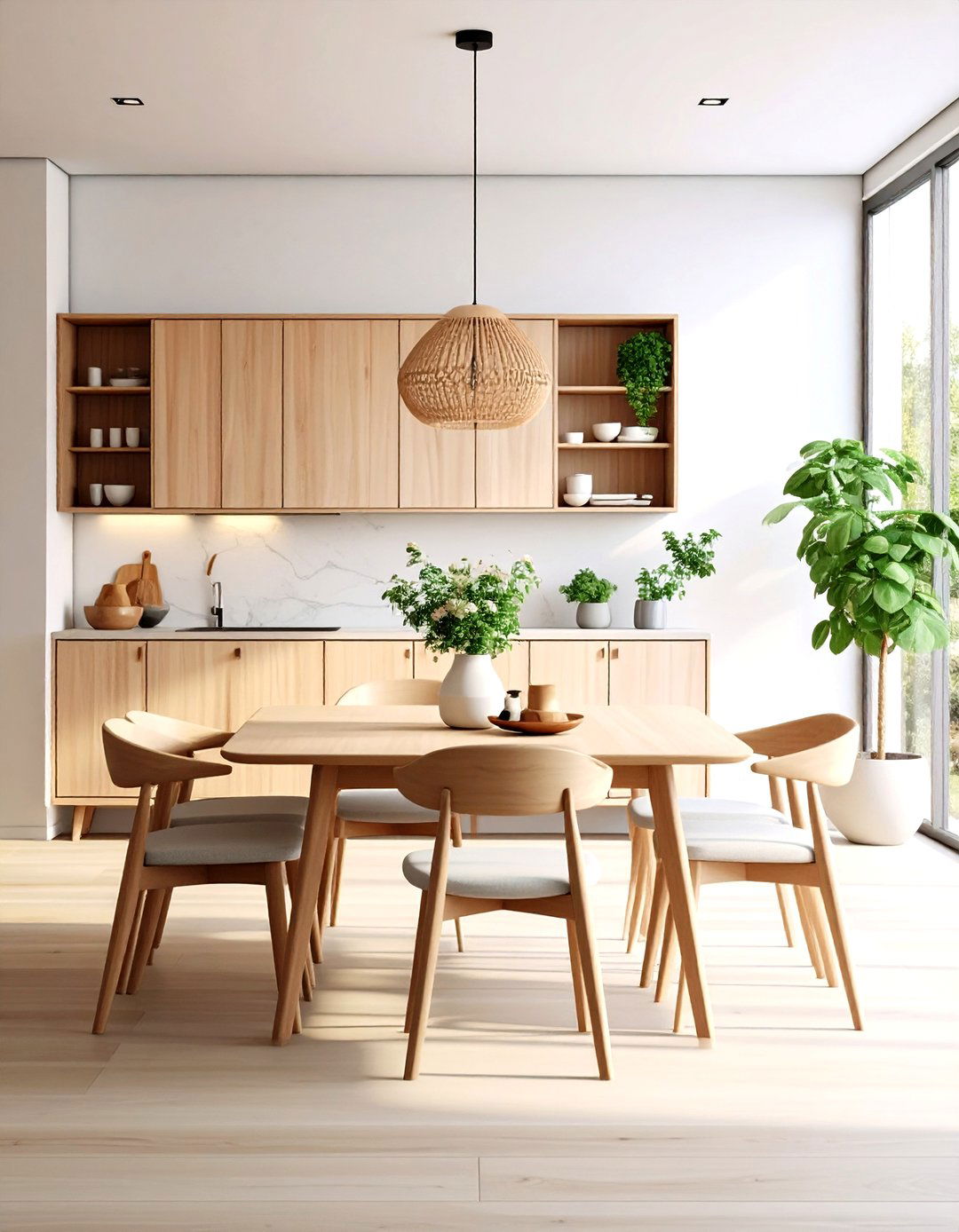 Minimalist Dining Room Hutch with Clean Lines - 24 Dining Room Hutch Ideas