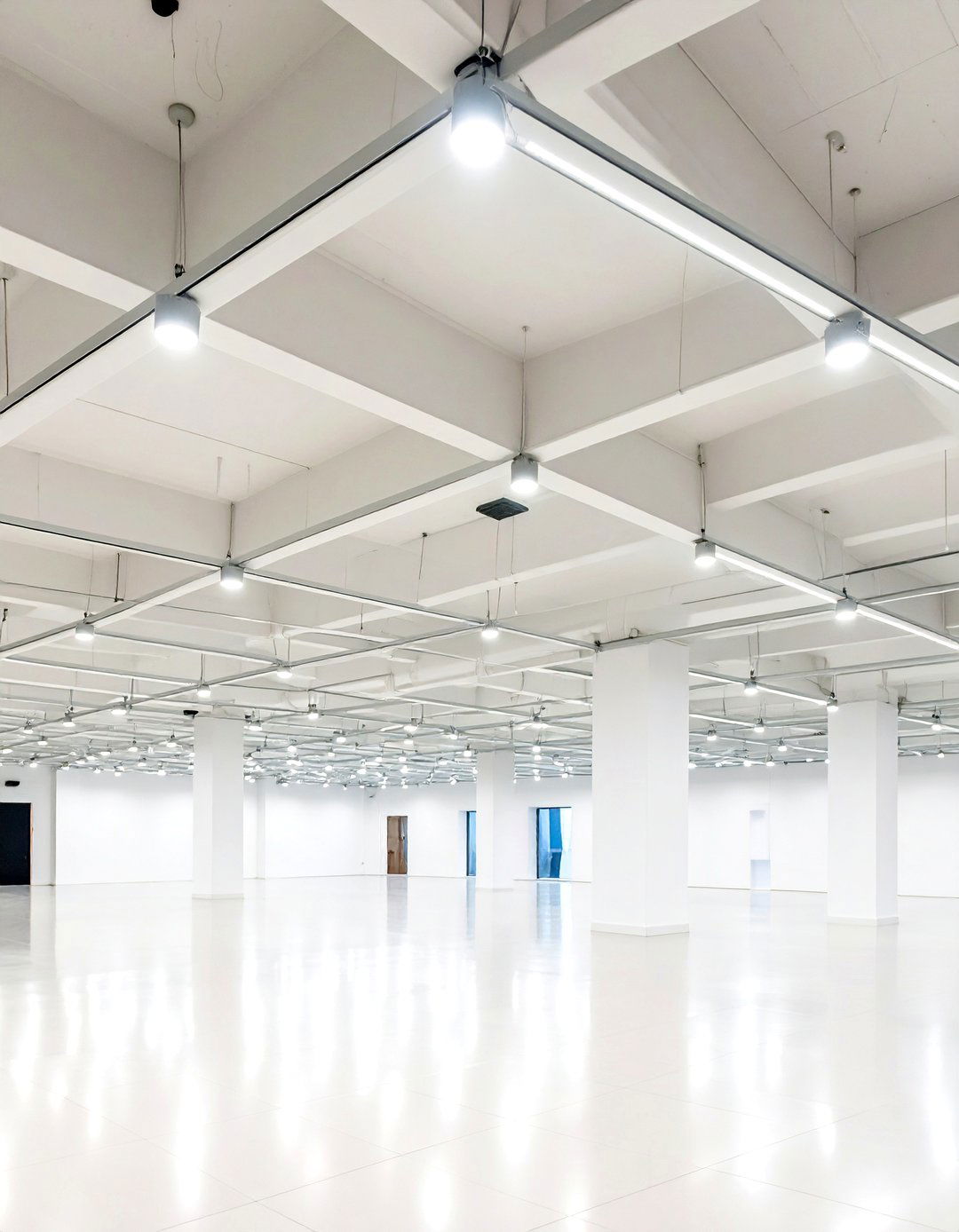 Minimalist Downlight Grids - 24 Vaulted Ceiling Lighting Ideas