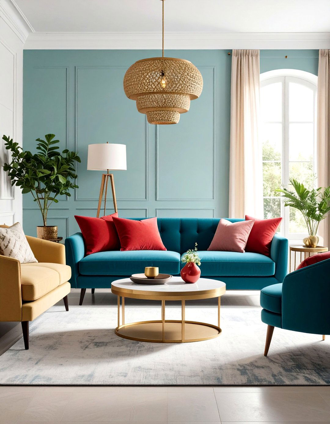 Minimalist Eclectic Balance - 24 Eclectic Living Room Ideas