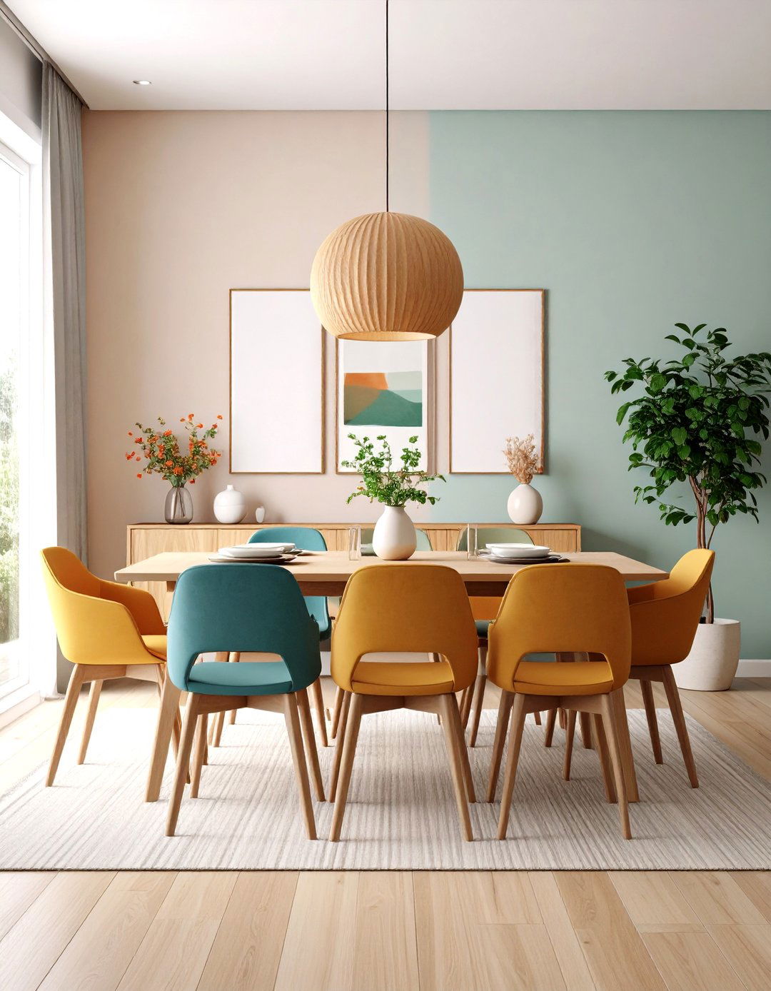 Minimalist Eclectic Dining Room - 24 Eclectic Dining Room Ideas