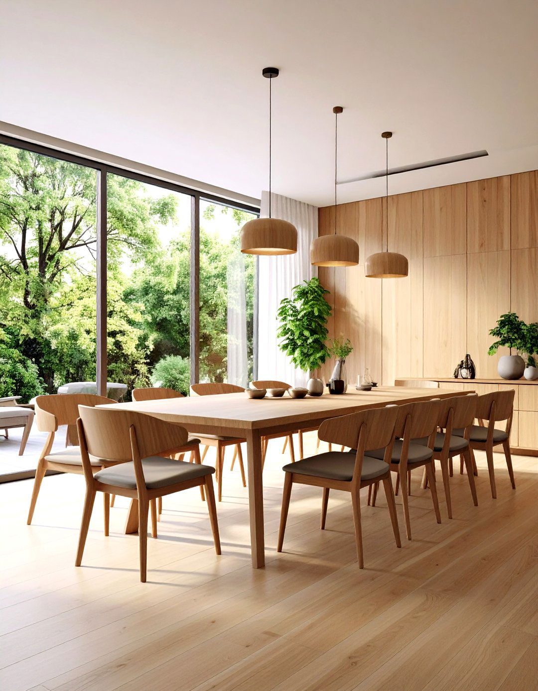 Minimalist Flat Panel Modernism - 24 Dining Room Wall Paneling Ideas