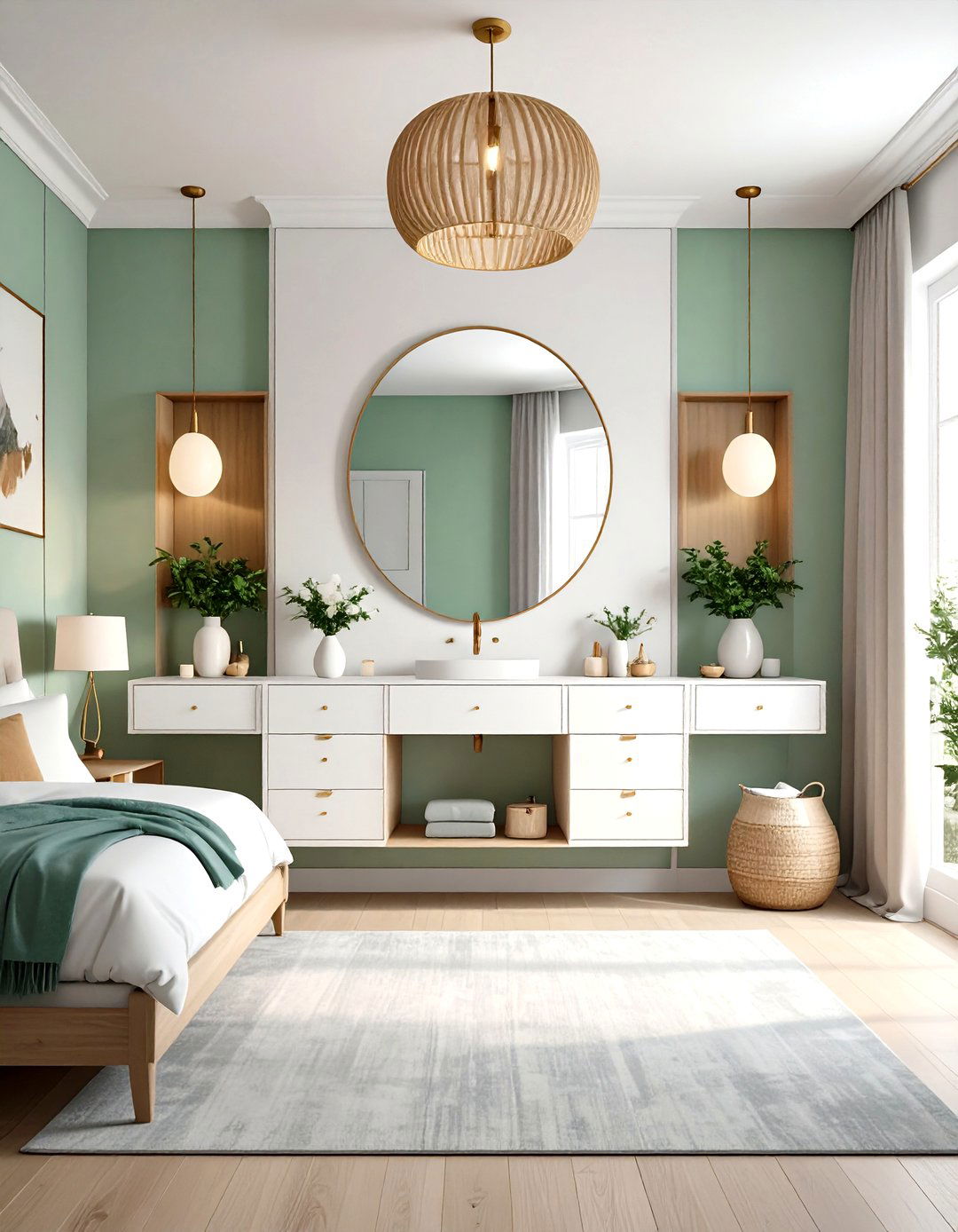 Minimalist Floating Vanity Design - 24 Vanity Room Ideas