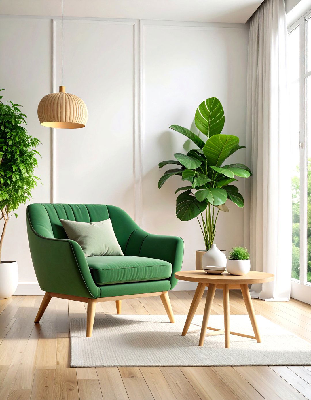 Minimalist Forest Green Aesthetic - 24 Forest Green Living Room Ideas