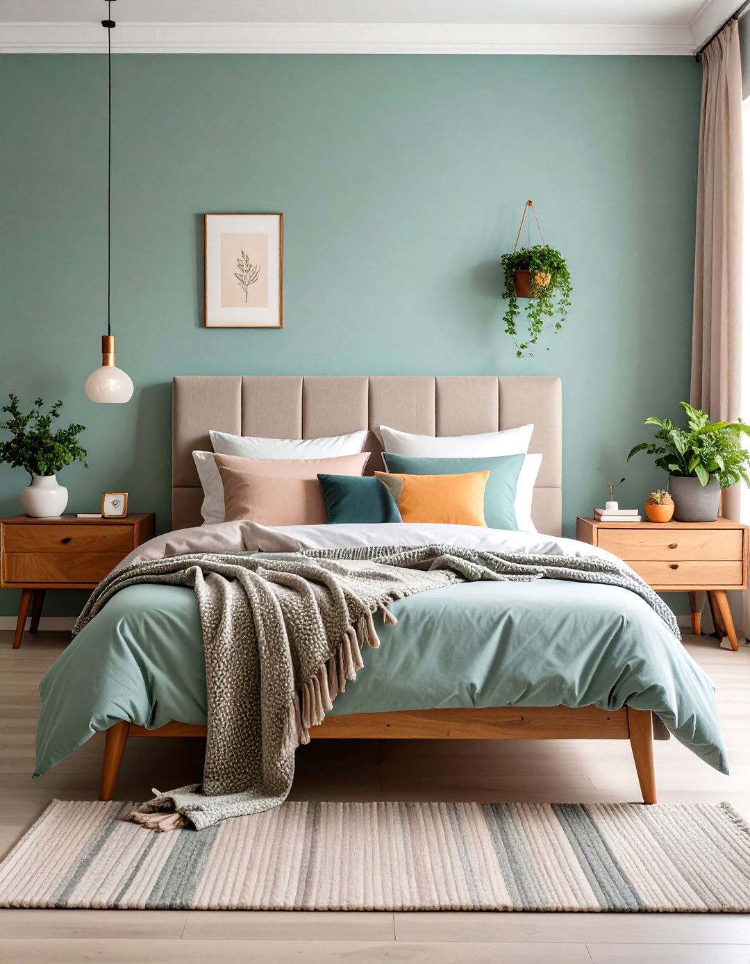 Minimalist Hipster Bedroom with Clean Lines and Vintage Accents - 24 Hipster Bedroom Ideas
