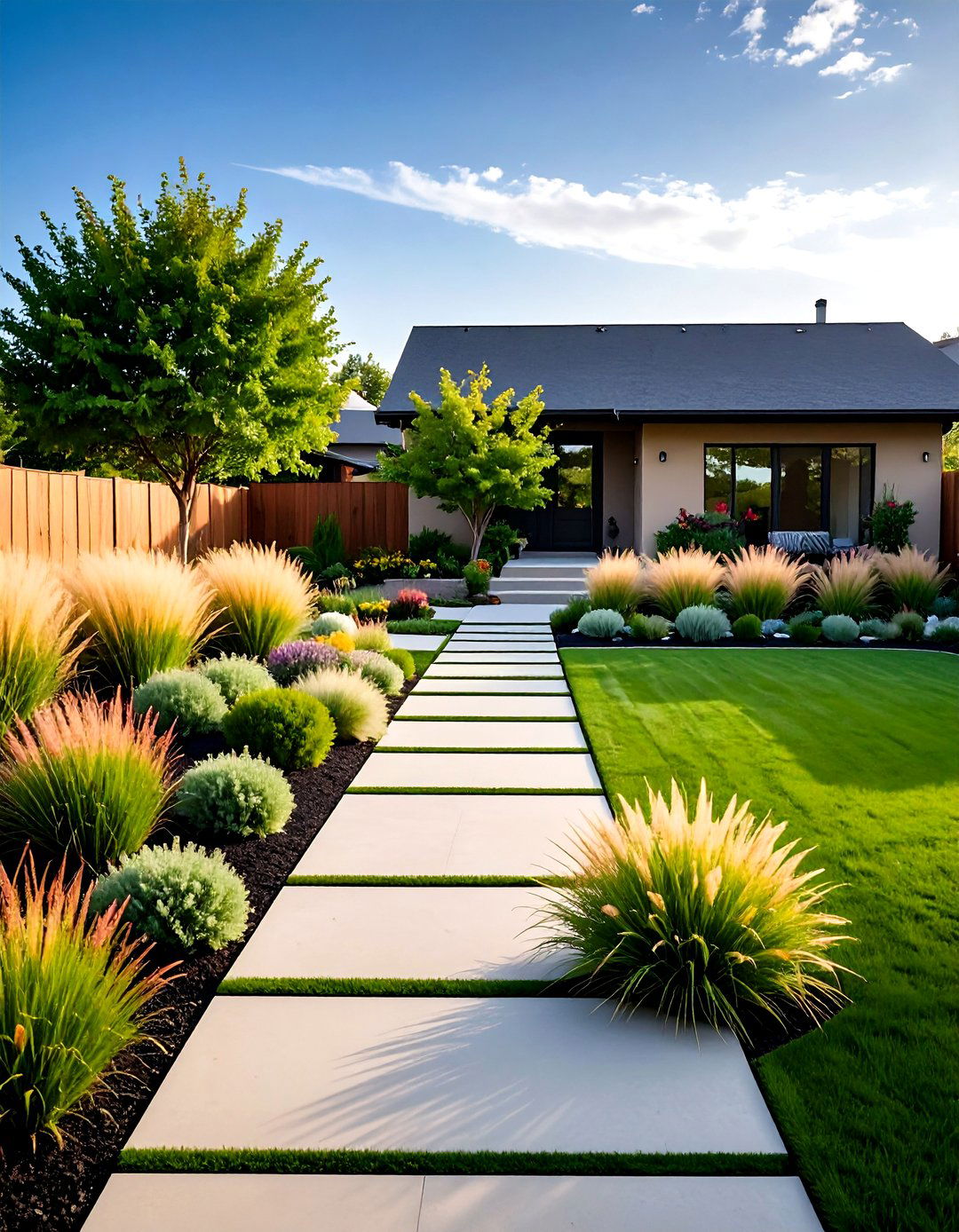 Minimalist Landscaping - 24 Modern Ranch House