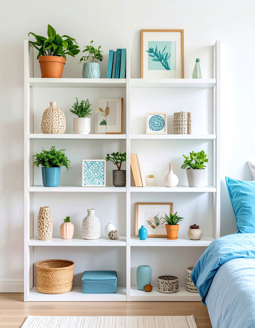 Minimalist Ledge Shelving Systems - 24 Bedroom Shelving Ideas