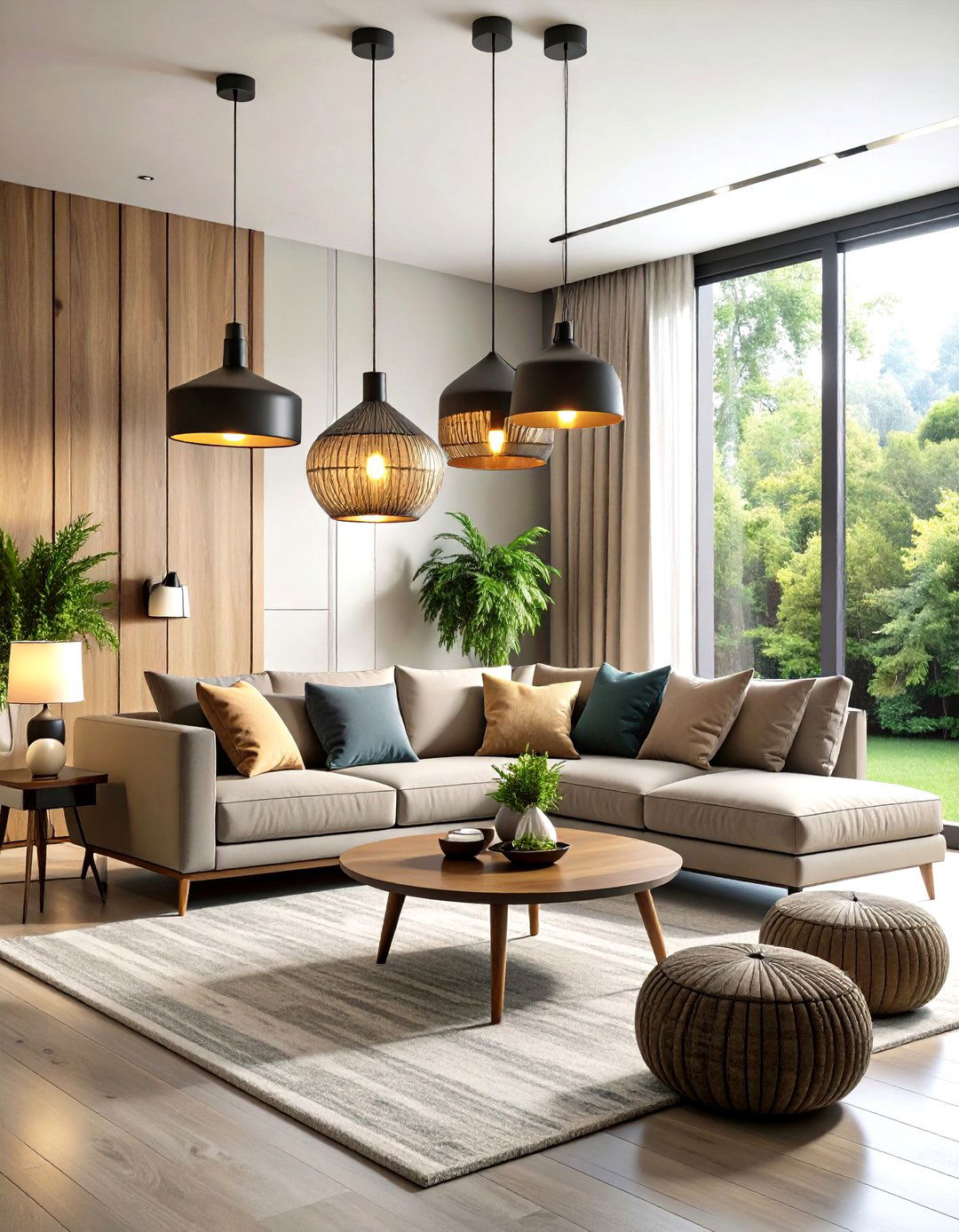 Minimalist Lighting Design - 24 Japandi Living Room Ideas