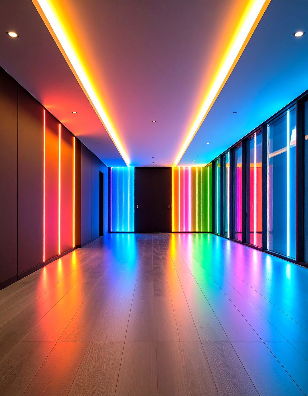 Minimalist Linear Elements - 24 Entryway Lighting Ideas
