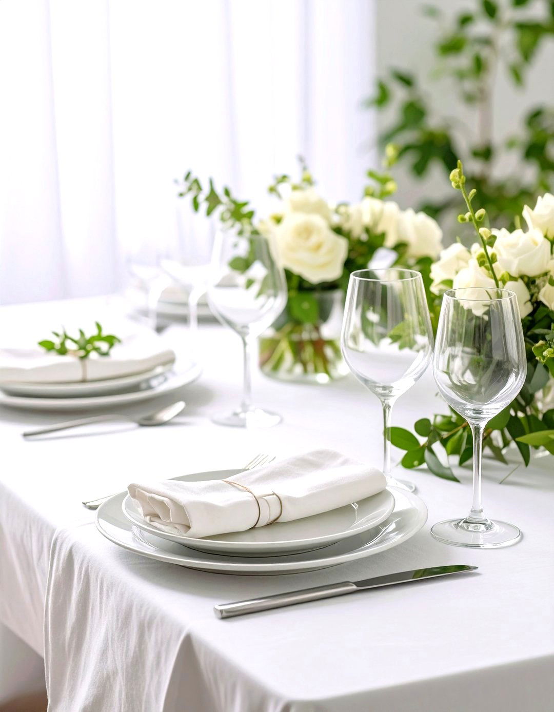Minimalist Linen Table Runner for Clean Simplicity - 24 Table Runner Ideas