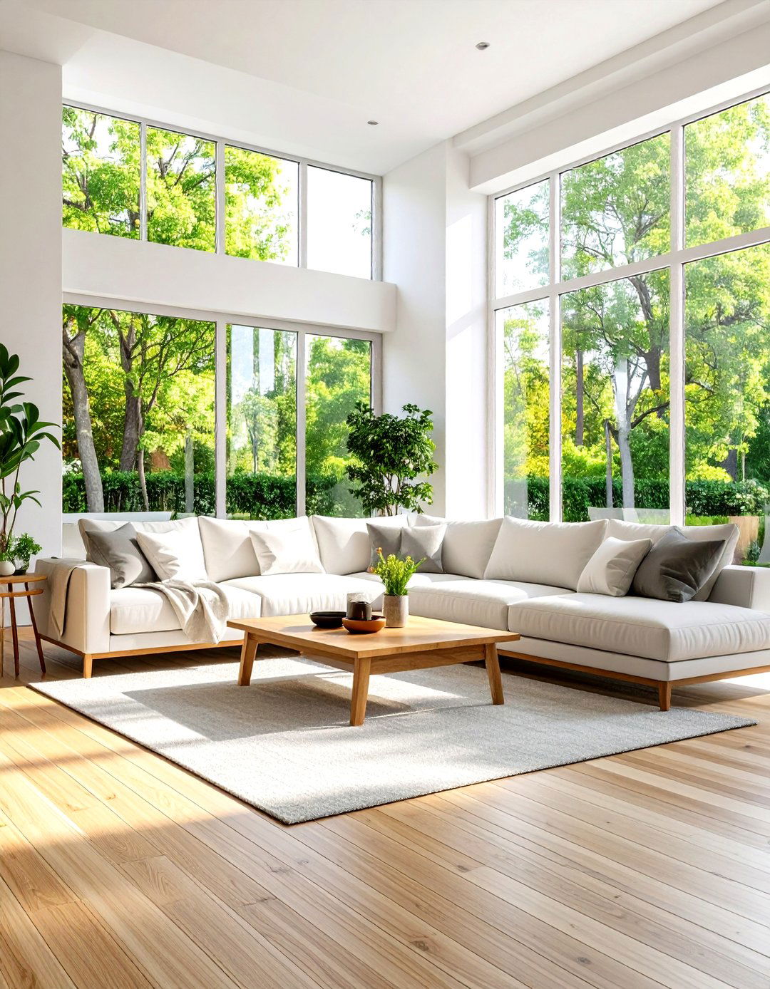 Minimalist Living Room with Natural Light Focus - 24 Minimalist Living Room Ideas