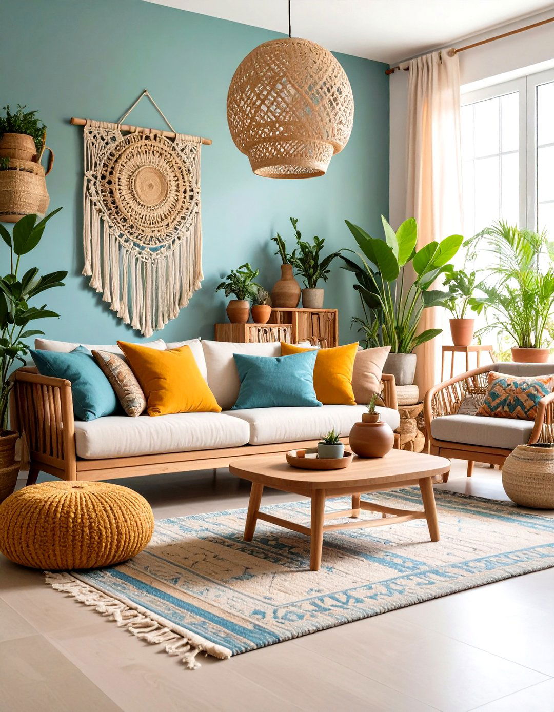 Minimalist Modern Boho Living Room - 24 Boho Living Room Ideas