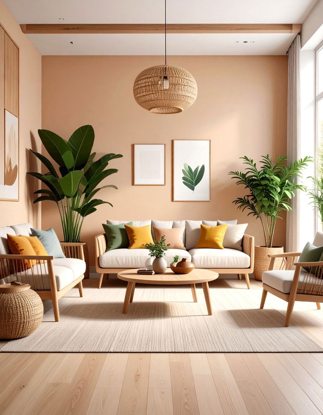 Minimalist Natural Living Room - 24 Natural Living Room Ideas