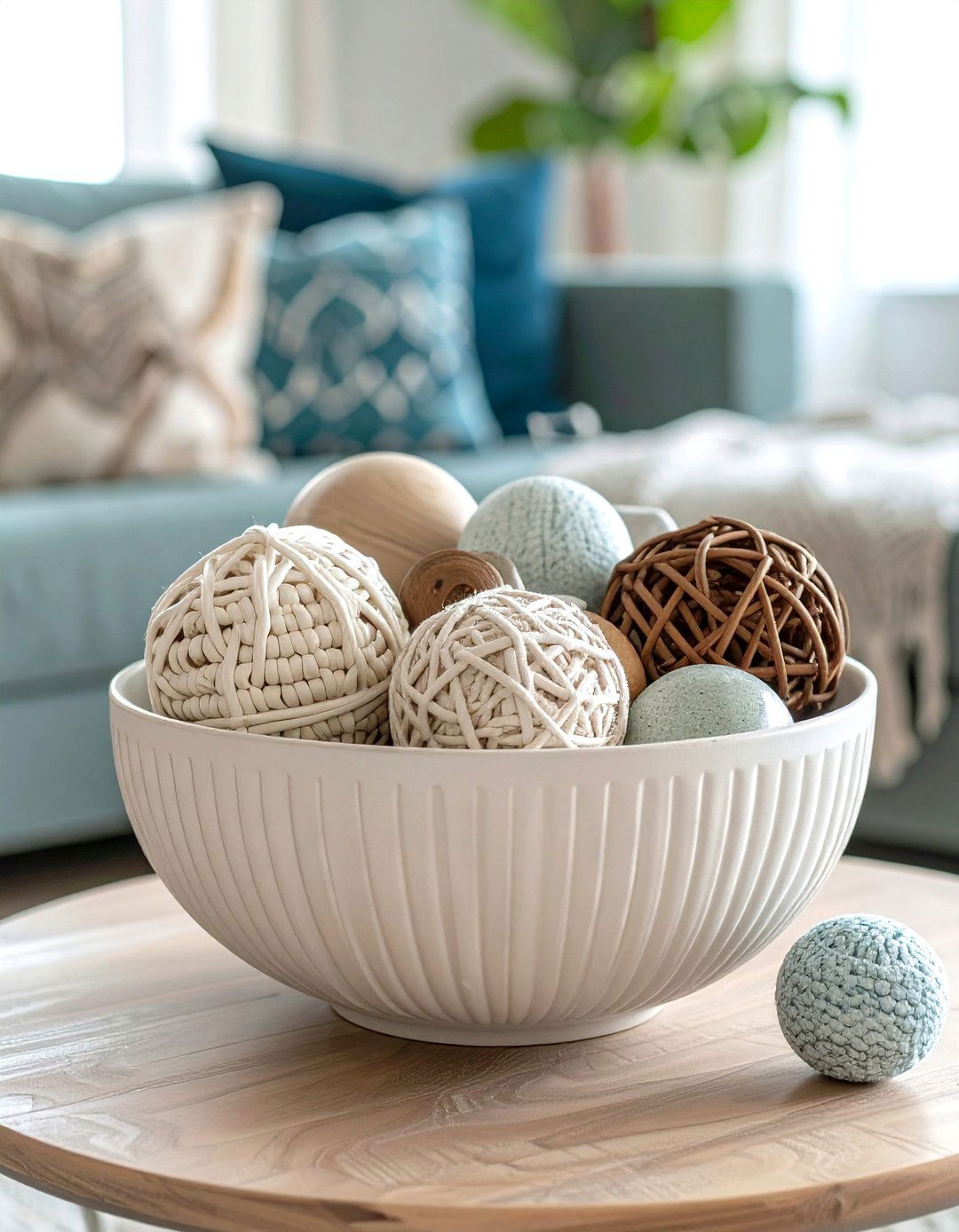 Minimalist Neutral Sphere Collection - 24 Dough Bowl Decor Ideas