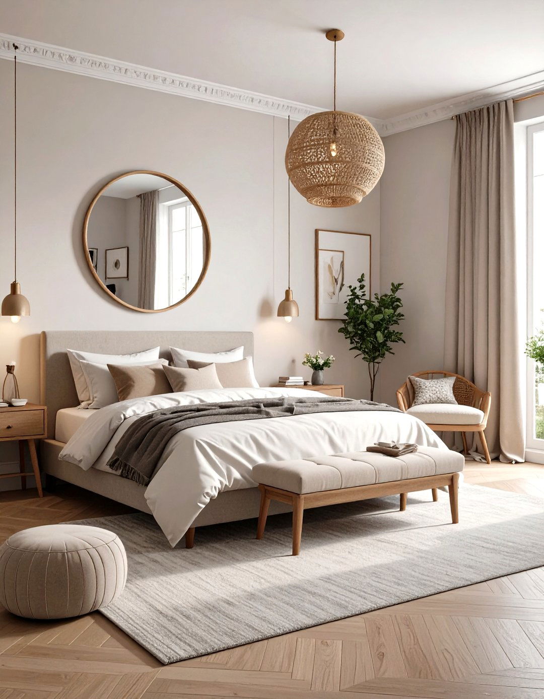 Minimalist Parisian Apartment Modern - 24 Paris-themed Bedroom Ideas