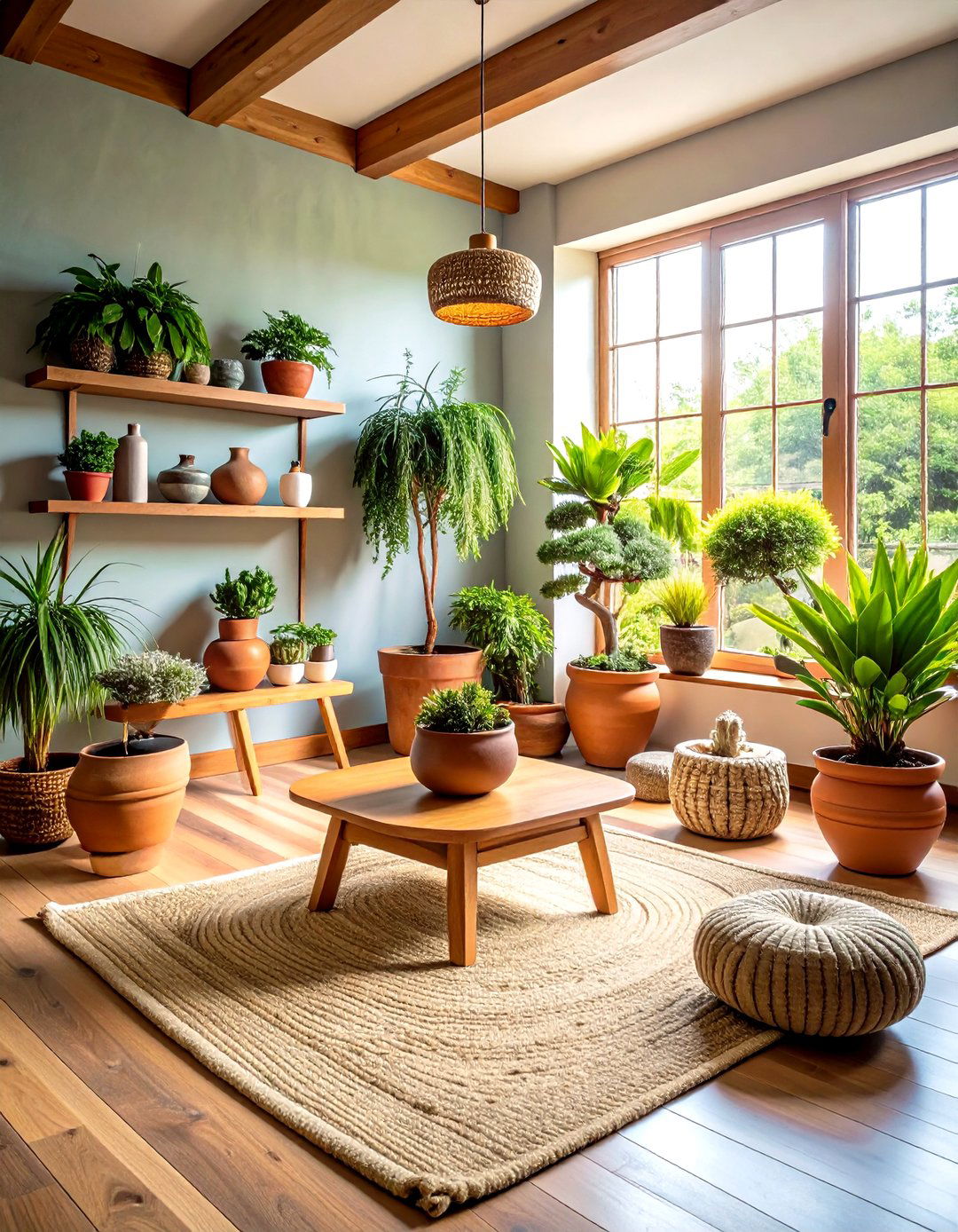 Minimalist Plant Corner - 24 Wabi Sabi Interior Design Ideas