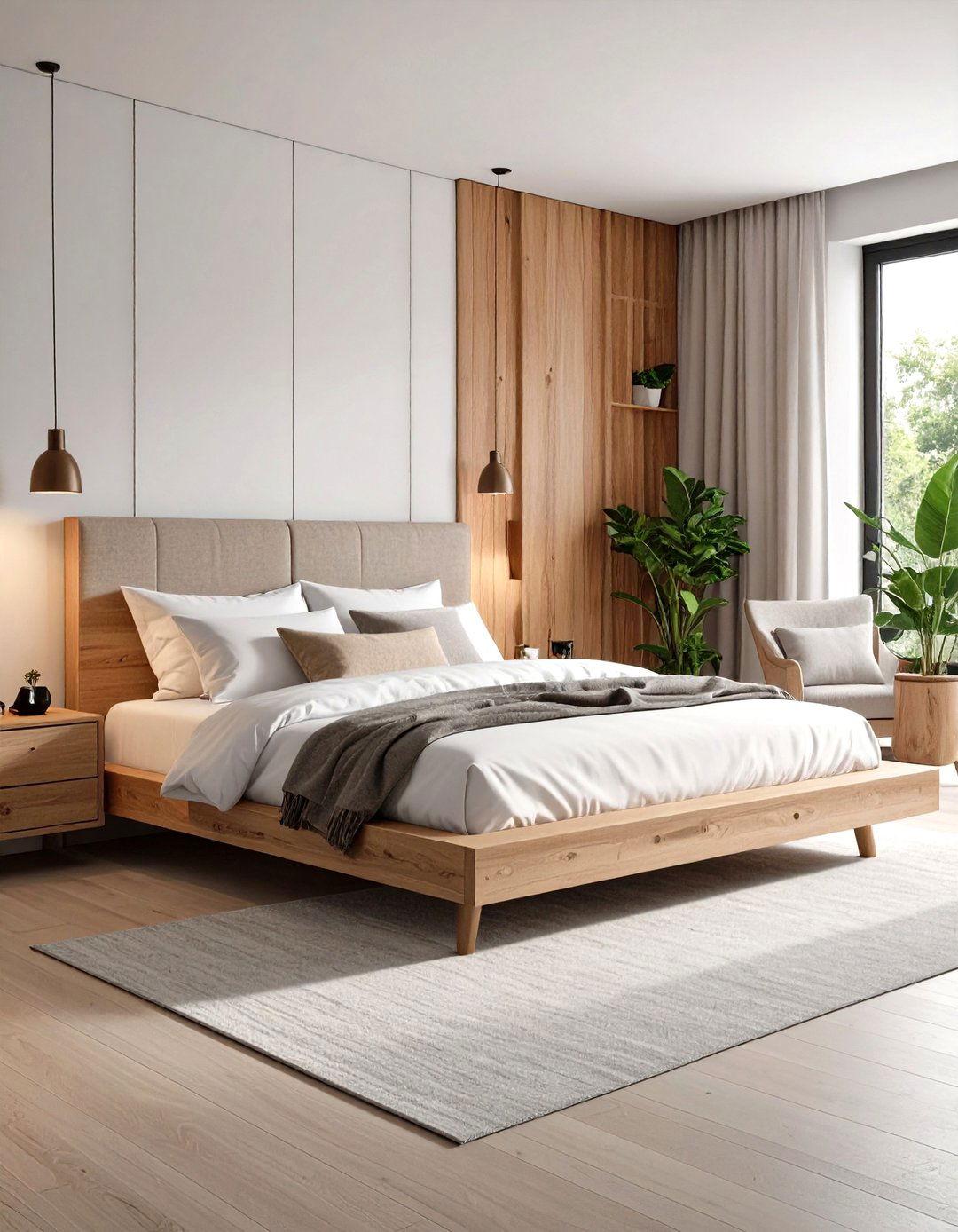 Minimalist Platform Corner Bed - 24 Corner Bed Ideas