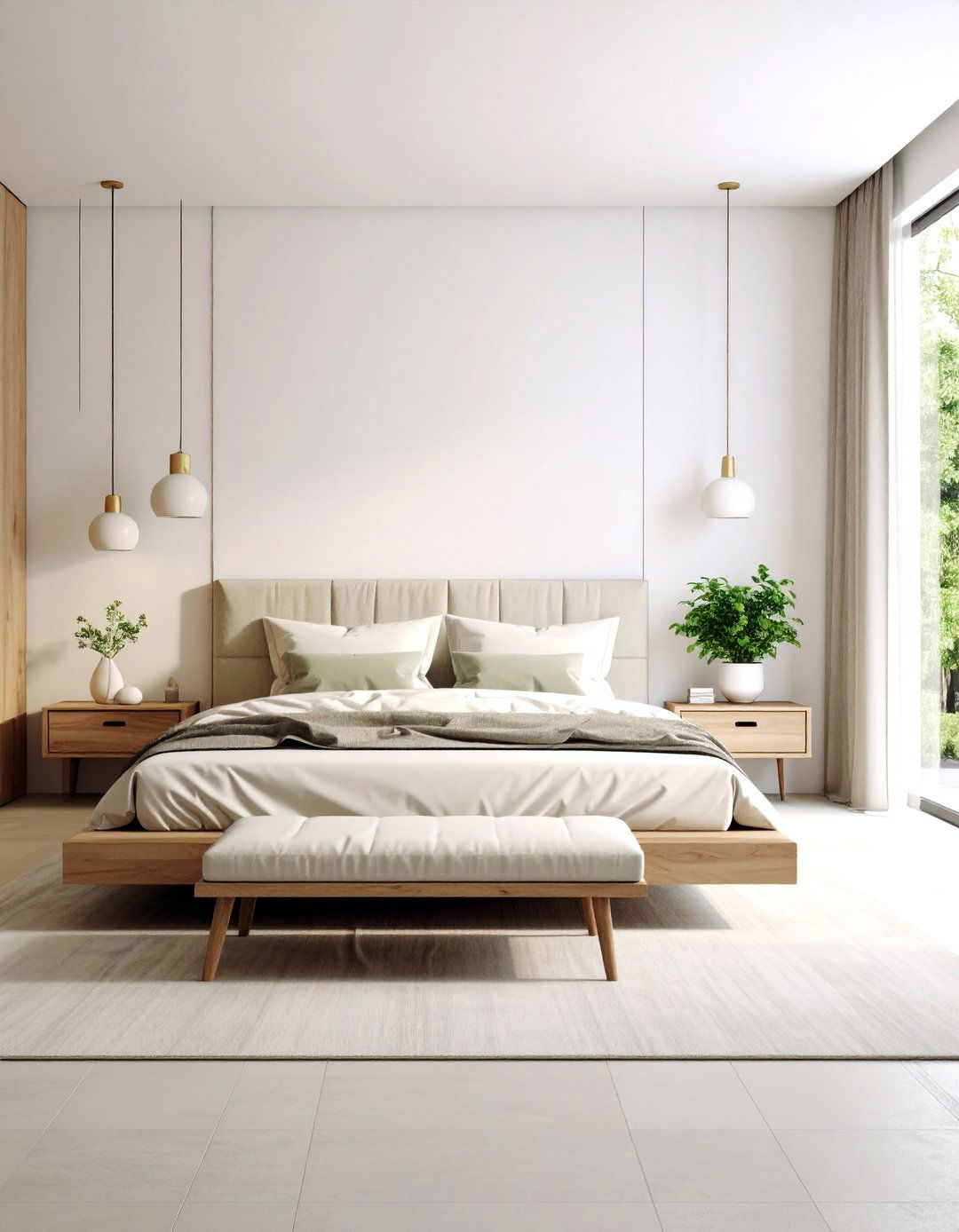 Minimalist Platform Seating with Clean Lines - 24 Bedroom Seating Area Ideas