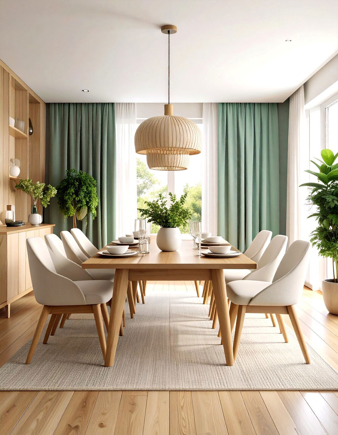 Minimalist Scandinavian Dining Space - 24 Modern Dining Room Ideas