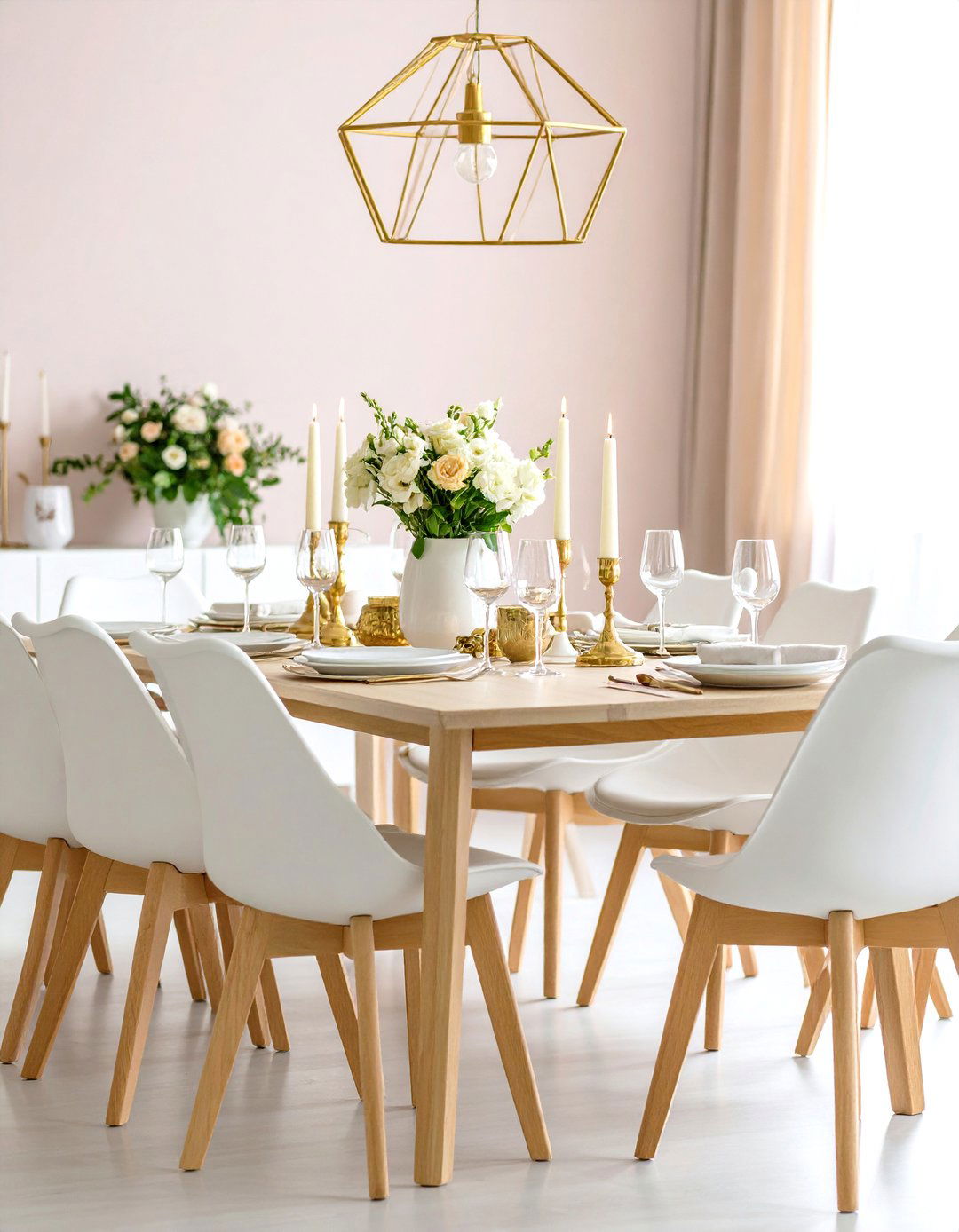 Minimalist Scandinavian French Fusion Dining - 24 Parisian Dining Room Ideas