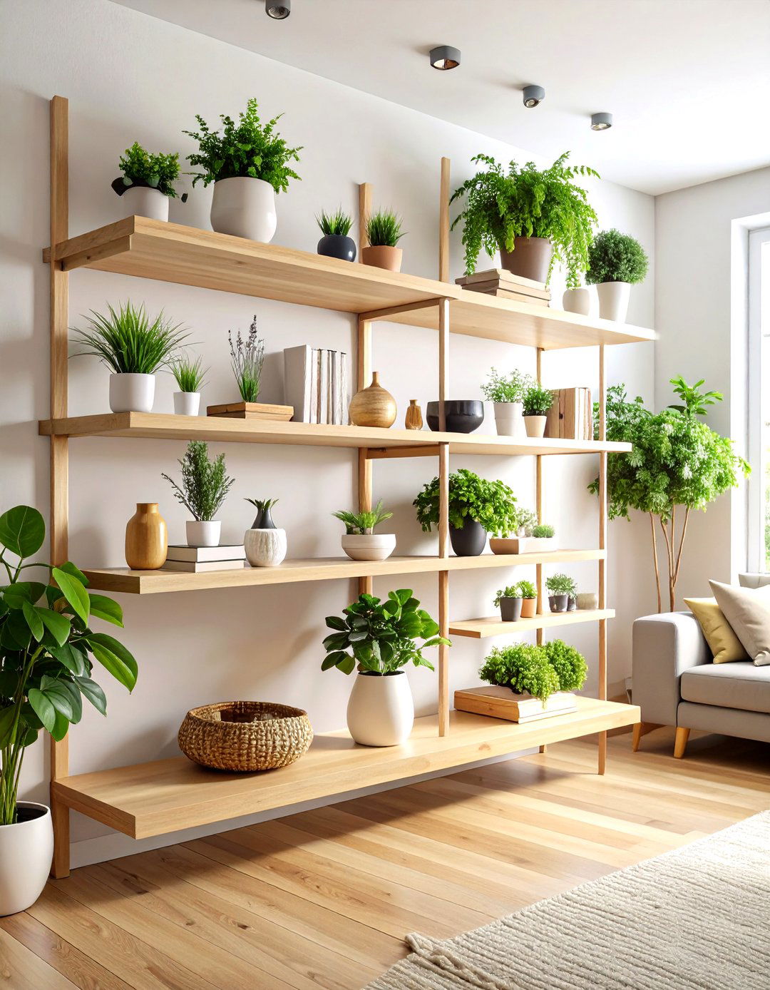 Minimalist Scandinavian Shelves - 24 Floating Shelves Ideas
