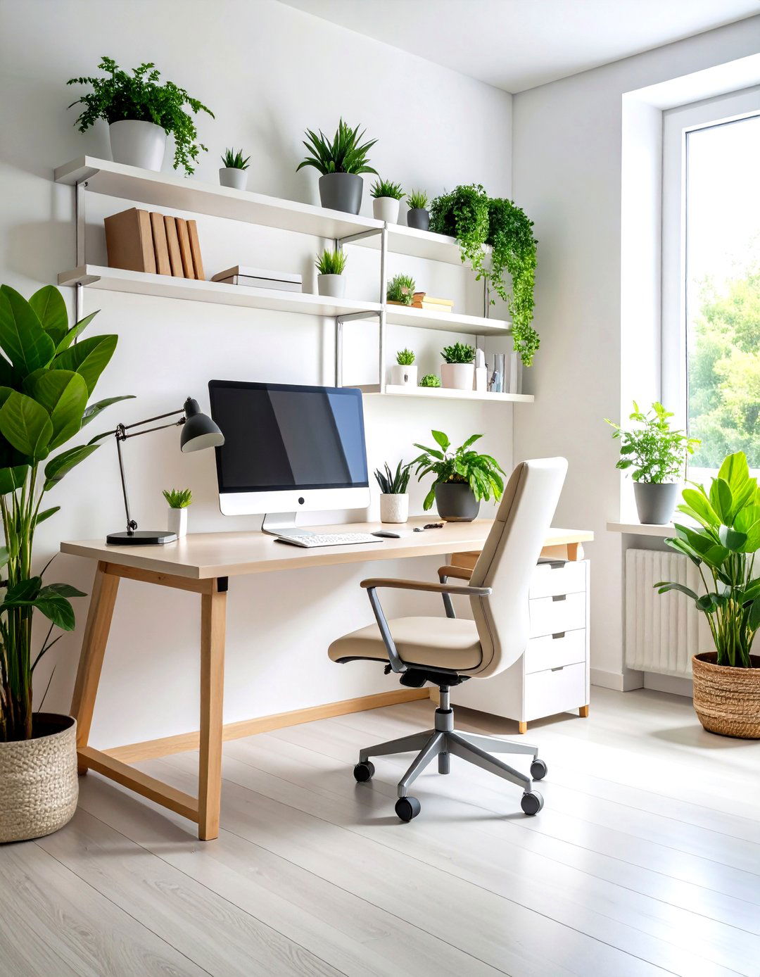 Minimalist Scandinavian Workspace - 24 Home Office Decor Ideas