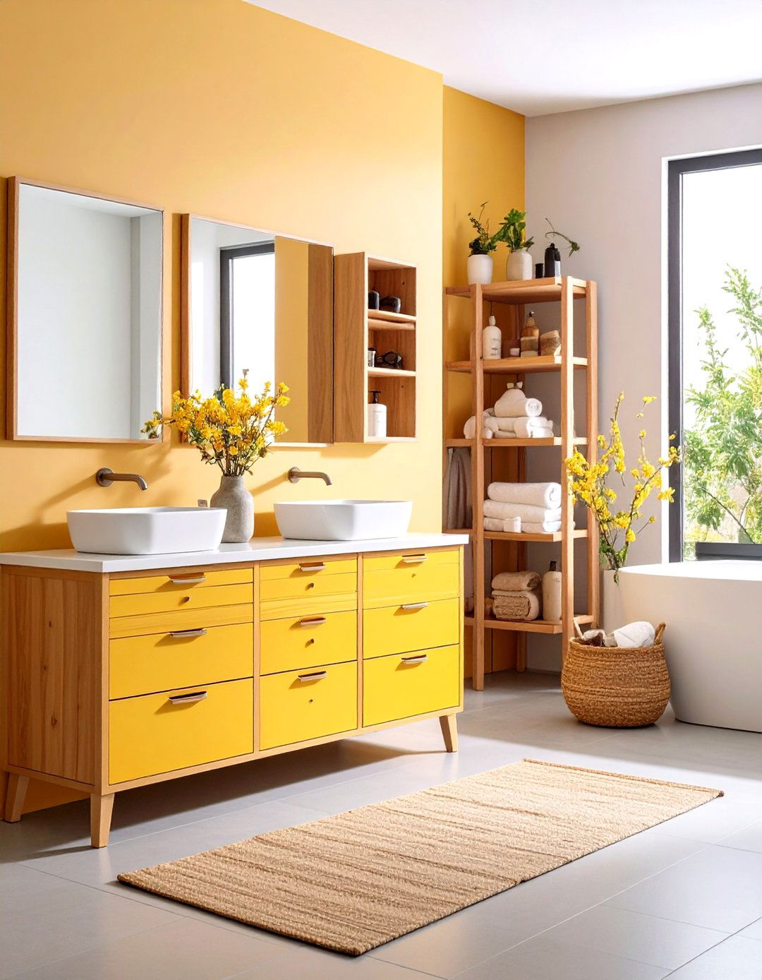 Minimalist Storage Bathroom with Hidden Organization - 24 Japandi Bathroom Ideas