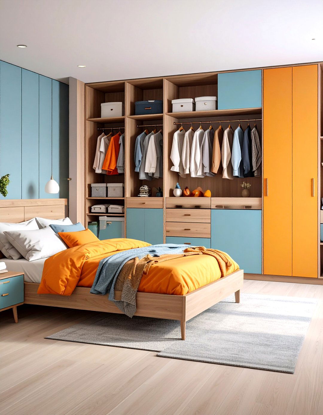 Minimalist Storage Solutions - 24 Scandinavian Bedroom Ideas