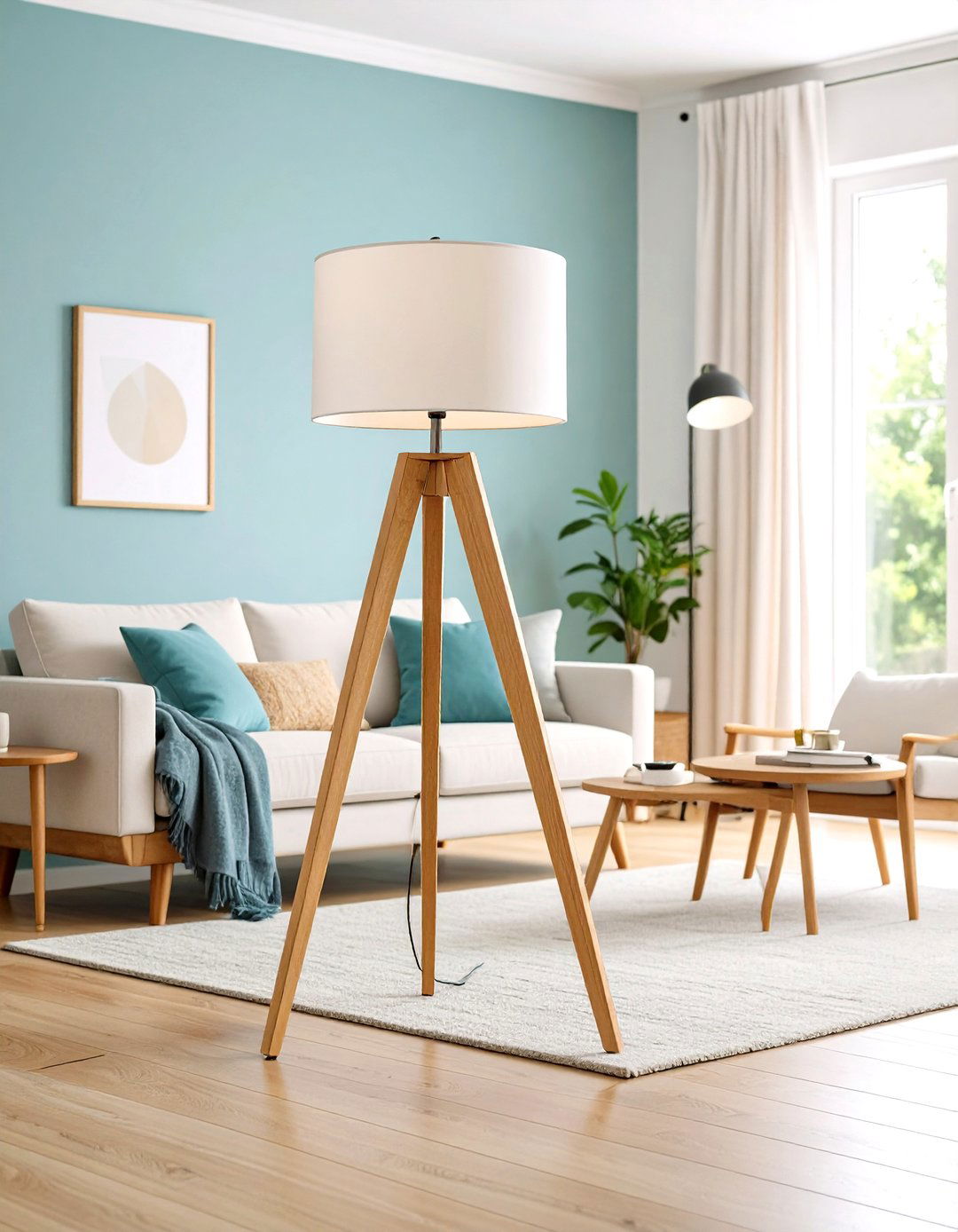 Minimalist Tripod Base Modern Designs - 24 Living Room Floor Lamp Ideas and Inspiration