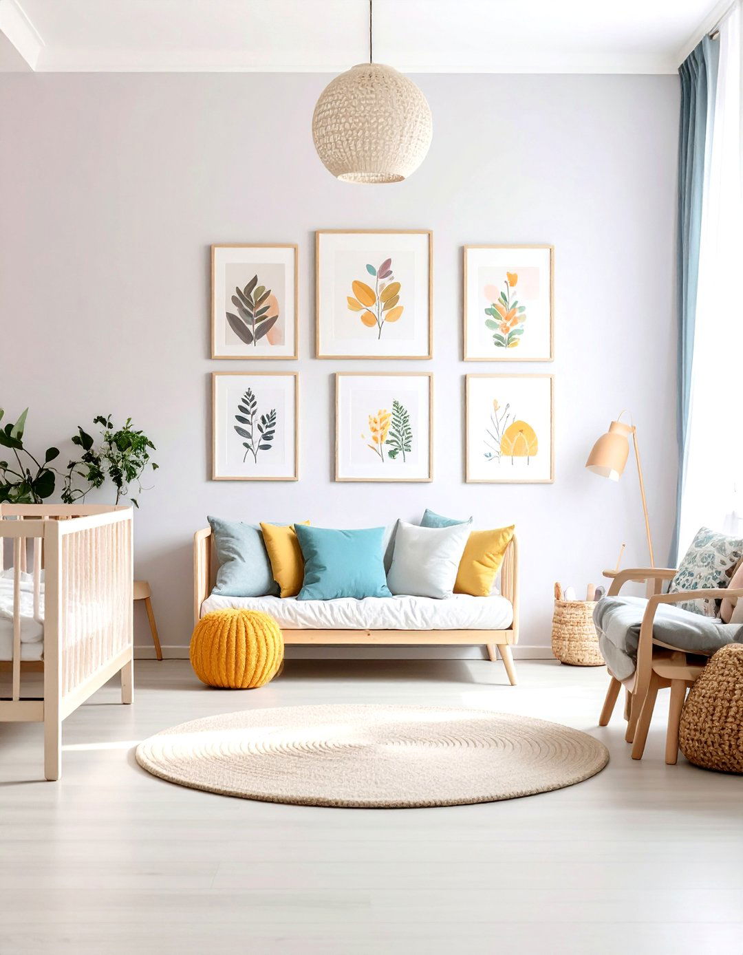 Minimalist Wall Art Gallery - 24 Minimalist Nursery Ideas