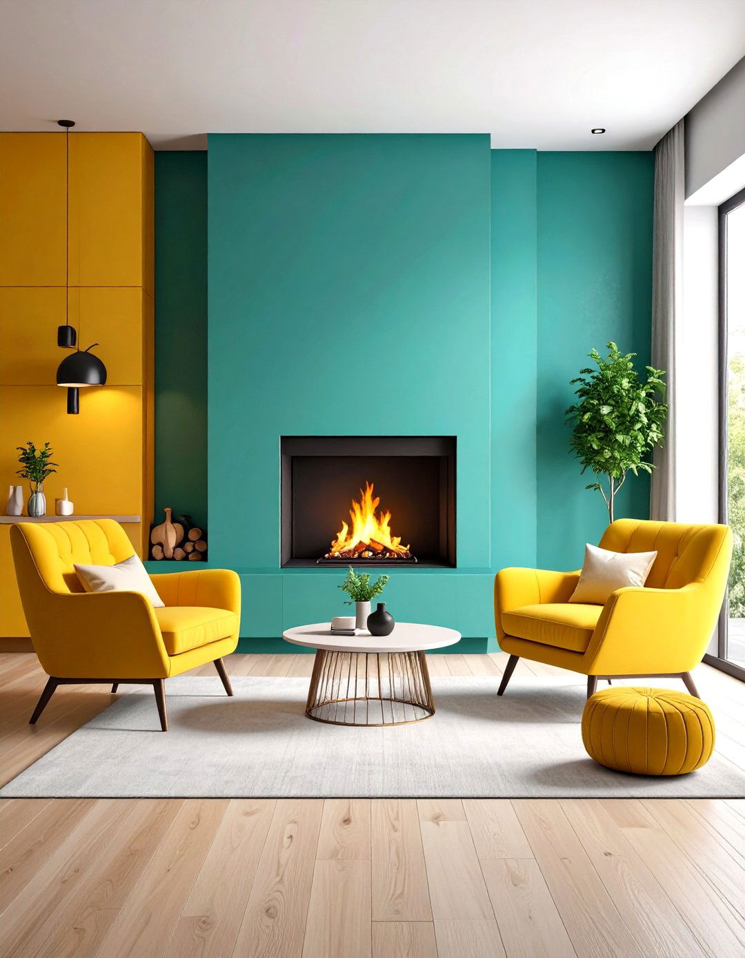 Minimalist Wall Recess Fireplace with Hidden Storage - 24 Modern Fireplace Ideas