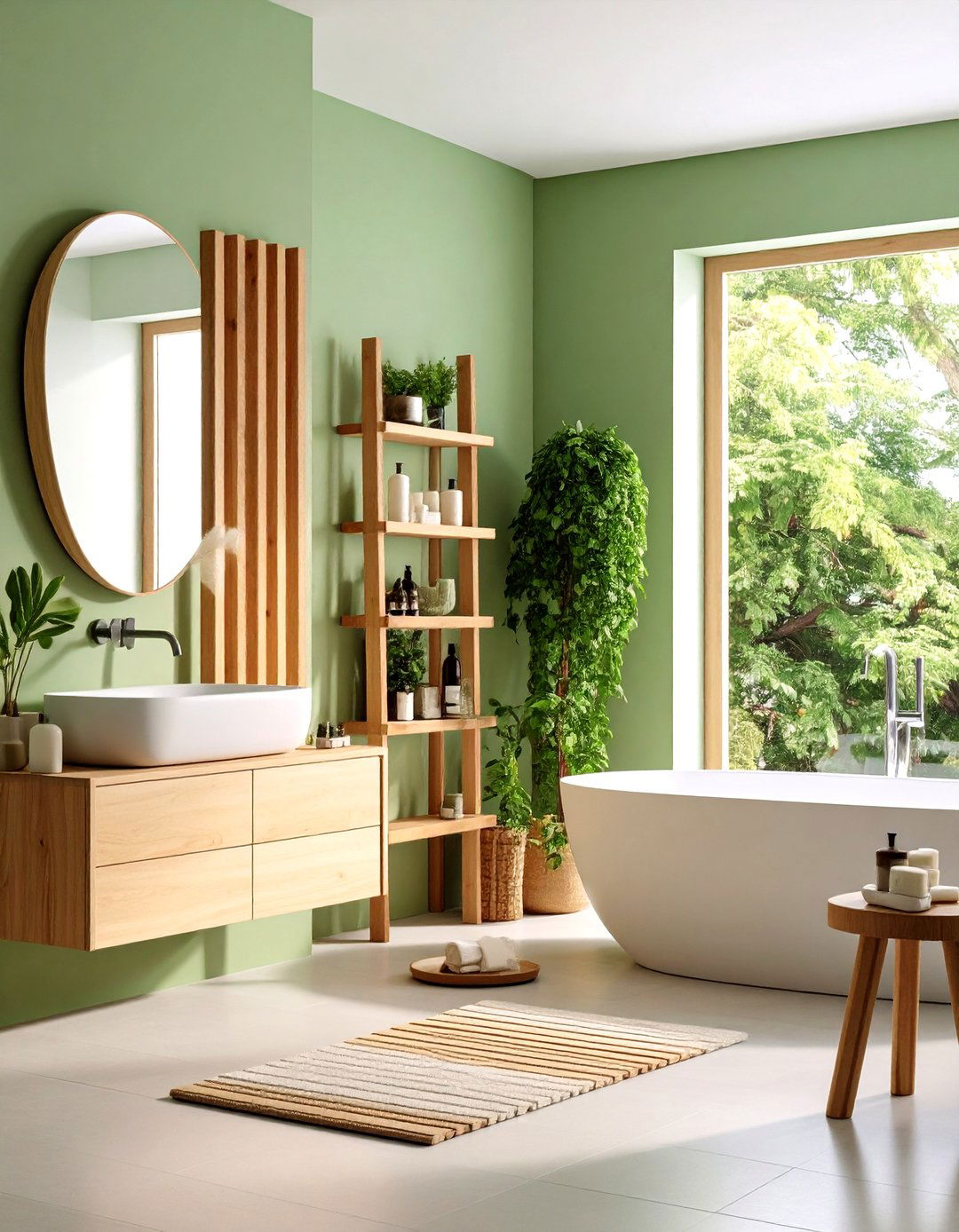 Minimalist Wooden Peg System - 24 Bathroom Towel Rack Ideas